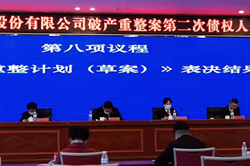 新裡(lǐ)程重整恒康醫療之方案獲第二次債權人會議(yì)與出資人組會議(yì)高票通過